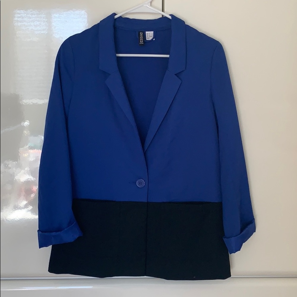 Black and Blue Blazer